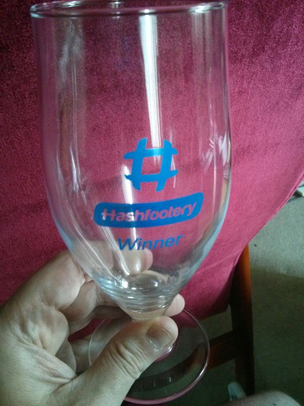 Beer glass trophy